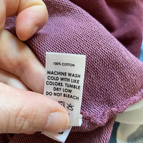 NWOT Cotton Citizen Men’s Sangria Hoodie Burgundy - Picture 9 of 9